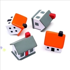 House shaped stress reliever House shaped stress reliever