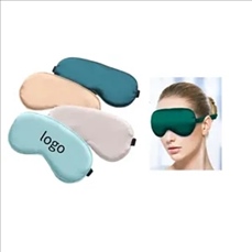 Imitation Silk Eye Mask with Adjustable Strap