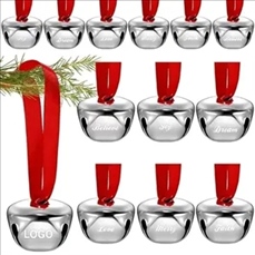 Iron Christmas Bell with Ribbon Iron Christmas Bell with Ribbon