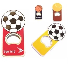 Jumbo Size Basket Ball Magnetic Bottle Opener