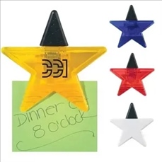 Jumbo Size Star Magnetic Memo Clip w/Strong Grip