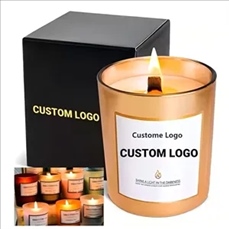 Label Logo Multi Luxury Scented Soy Wax Candles