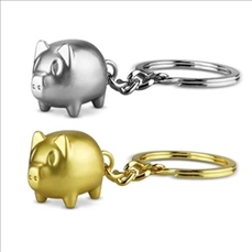 Lucky pig keychain