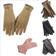 Men's and women's winter thick warm gloves