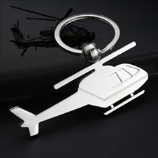 Metal helicopter keyring