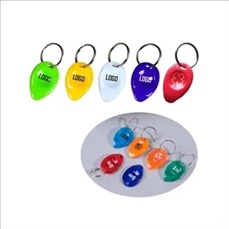 Mini Plastic lottery scraper key chain Mini Plastic lottery scraper key chain