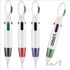 Mountaineering Buckle Four-color Ballpoint Pen