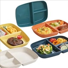 Multifunctional dinner  breakfast plastic plate