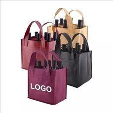 Non-Woven 6 Bottle Wine Tote Bag
