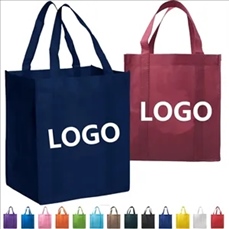 Non-Woven /Gusset, Reusable Grocery Shopping Tote Bag