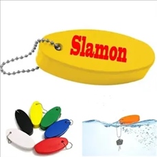 Oval PU Float Keychain Oval PU Float Keychain