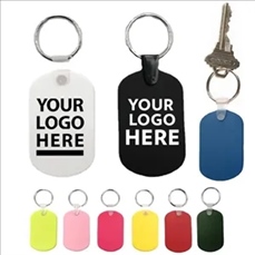 Oval Shape PVC Key Holder