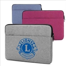 Oxford Laptop Sleeve w/Front Accessory Pocket & Plush Inside Oxford Laptop Sleeve w/Front Accessory Pocket & Plush Inside