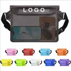 PVC waterproof waist bag outdoor sports pouch beach storage
