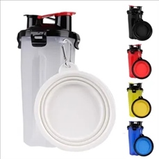 Pet food water 2-in-1 bottle cup Pet food water 2-in-1 bottle cup