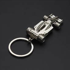 Racing car keychain
