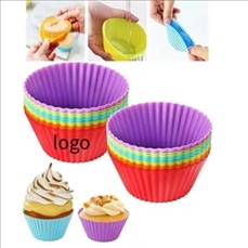 Reusable Silicone Round Baking Cups Muffin Liners