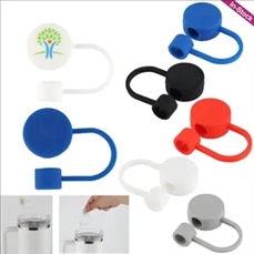Round Silicone Straw Topper