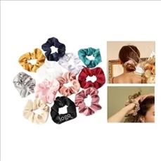 Satin Silk Hair Scrunchies