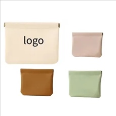 Self-Closing Small Makeup Pocket Cosmetic Bag