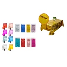 Shiny Disposable Party Tablecloth