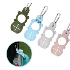 Silicone Bottle Clip with Carabiner