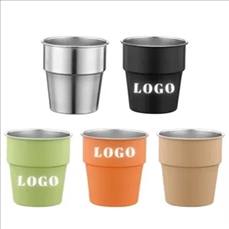 Stackable outdoor stainless steel camping beer cup Stackable outdoor stainless steel camping beer cup