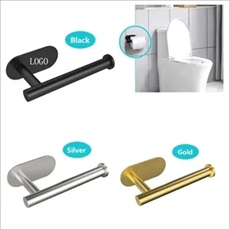 Stainless Steel Adhesive Toilet Paper Holder