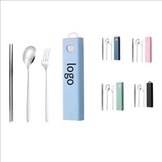 Stainless Steel Portable Reusable Camping Silverware Cutlery
