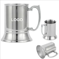 Stainless steel 304 beer mug double layer Stainless steel 304 beer mug double layer