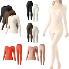 Thermal Underwear Top Bottom Set