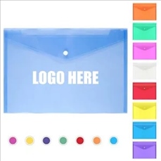 Transparent File Folders With Snap Buttons