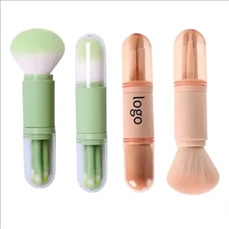 Travel Retrackable Makeup Brush 4PCS Set