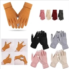 Warm and cold touch screen gloves