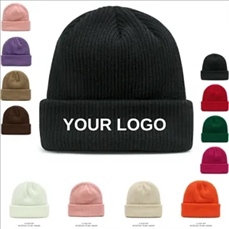 Winter Nordic style classic knitted hat