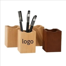 Wooden Pen Holder for Desk Organizer